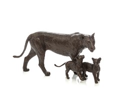 Cub Scouts by Michael Simpson - Bronze Sculpture sized 12x6 inches. Available from Whitewall Galleries